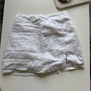 White Linen Abercrombie Skirt